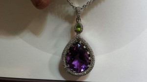 Custom Made Amethyst Pendant by Brian