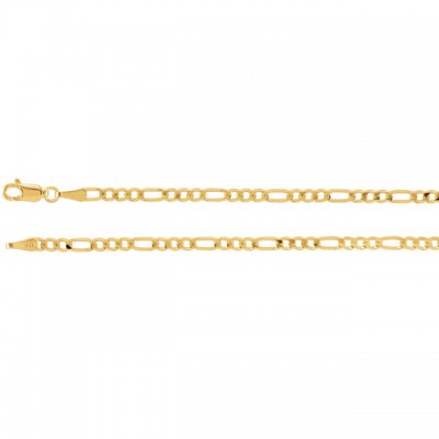 Solid Figaro Chain 3mm 