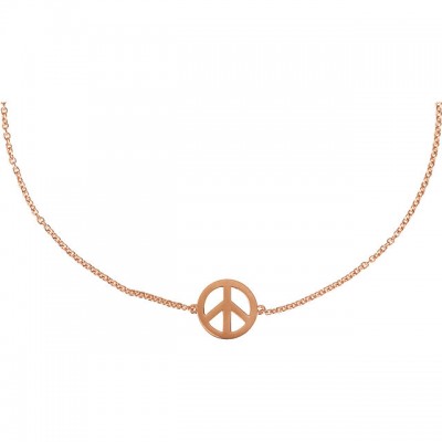 Petite Peace Sign Bracelet