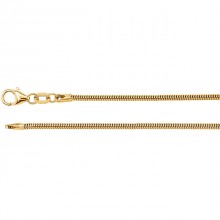 Solid Round Snake Chain 1.5mm