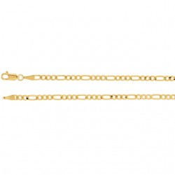 Solid Figaro Chain 3mm 