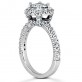 Halo Round Engagement Rings